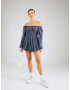 HOLLISTER Rochie bleumarin / alb - Pled.ro