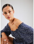 HOLLISTER Rochie bleumarin / alb - Pled.ro