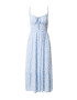 HOLLISTER Rochie de vară albastru fumuriu / mov pastel / alb - Pled.ro