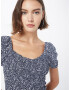 HOLLISTER Rochie de vară bleumarin / alb - Pled.ro