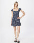 HOLLISTER Rochie de vară bleumarin / verde pastel / alb - Pled.ro