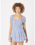 HOLLISTER Rochie de vară 'EMEA' albastru fumuriu / albastru pastel / albastru deschis / alb - Pled.ro