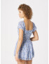 HOLLISTER Rochie de vară 'EMEA' albastru fumuriu / albastru pastel / albastru deschis / alb - Pled.ro