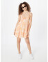 HOLLISTER Rochie de vară 'EMEA' mov liliachiu / portocaliu piersică / portocaliu deschis / alb - Pled.ro