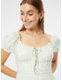 HOLLISTER Rochie de vară verde / verde pastel / alb - Pled.ro