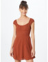 HOLLISTER Rochie 'EMEA' maro ruginiu - Pled.ro