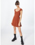 HOLLISTER Rochie 'EMEA' maro ruginiu - Pled.ro