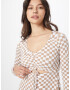 HOLLISTER Rochie maro / alb - Pled.ro