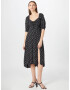 HOLLISTER Rochie negru / alb - Pled.ro