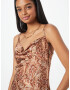 HOLLISTER Rochie nisipiu / castaniu / maro pueblo / alb - Pled.ro