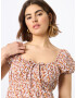 HOLLISTER Rochie nisipiu / castaniu / roz pal / alb murdar - Pled.ro