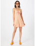 HOLLISTER Rochie portocaliu / alb - Pled.ro