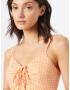 HOLLISTER Rochie portocaliu / alb - Pled.ro