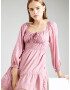 HOLLISTER Rochie rosé / alb - Pled.ro