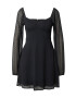 HOLLISTER Rochie 'SWEETHEART' negru - Pled.ro