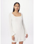 HOLLISTER Rochie tricotat alb - Pled.ro