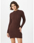 HOLLISTER Rochie tricotat ciocolatiu - Pled.ro