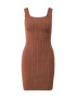 HOLLISTER Rochie tricotat maro - Pled.ro