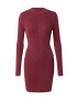 HOLLISTER Rochie tricotat roșu burgundy - Pled.ro