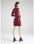 HOLLISTER Rochie tricotat roșu burgundy - Pled.ro