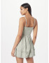 HOLLISTER Rochie verde / verde pastel / alb - Pled.ro