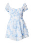 HOLLISTER Salopeta albastru pastel / albastru deschis / alb - Pled.ro