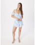 HOLLISTER Salopeta albastru pastel / albastru deschis / alb - Pled.ro