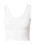 HOLLISTER Top alb - Pled.ro