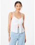 HOLLISTER Top alb - Pled.ro