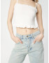 HOLLISTER Top alb - Pled.ro