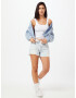 HOLLISTER Top alb - Pled.ro