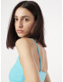 HOLLISTER Top albastru aqua - Pled.ro