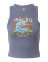 HOLLISTER Top albastru aqua / albastru porumbel / roșu orange / alb - Pled.ro