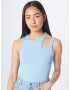 HOLLISTER Top albastru deschis - Pled.ro