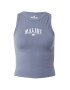 HOLLISTER Top albastru porumbel / verde / roz / alb - Pled.ro