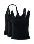 HOLLISTER Top 'BARE ECLECTIC' negru - Pled.ro