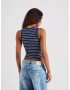 HOLLISTER Top bleumarin / alb - Pled.ro