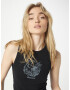 HOLLISTER Top gri deschis / negru - Pled.ro