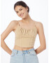 HOLLISTER Top maro deschis - Pled.ro