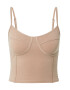 HOLLISTER Top maro deschis - Pled.ro