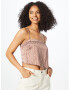 HOLLISTER Top maro pueblo / alb - Pled.ro