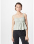 HOLLISTER Top verde pastel / alb - Pled.ro