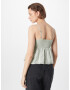 HOLLISTER Top verde pastel / alb - Pled.ro