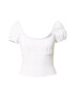 HOLLISTER Tricou alb - Pled.ro