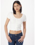 HOLLISTER Tricou alb - Pled.ro