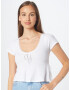 HOLLISTER Tricou alb - Pled.ro