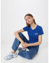 HOLLISTER Tricou albastru / alb - Pled.ro