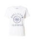 HOLLISTER Tricou albastru / alb - Pled.ro