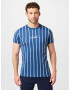 HOLLISTER Tricou albastru / alb - Pled.ro