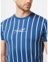 HOLLISTER Tricou albastru / alb - Pled.ro